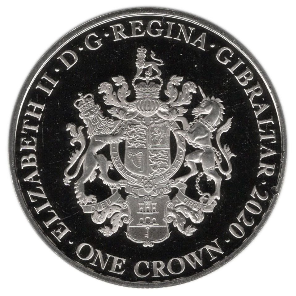 Gibraltar 1 Crown - Elizabeth II Dame Vera Lynn obverse