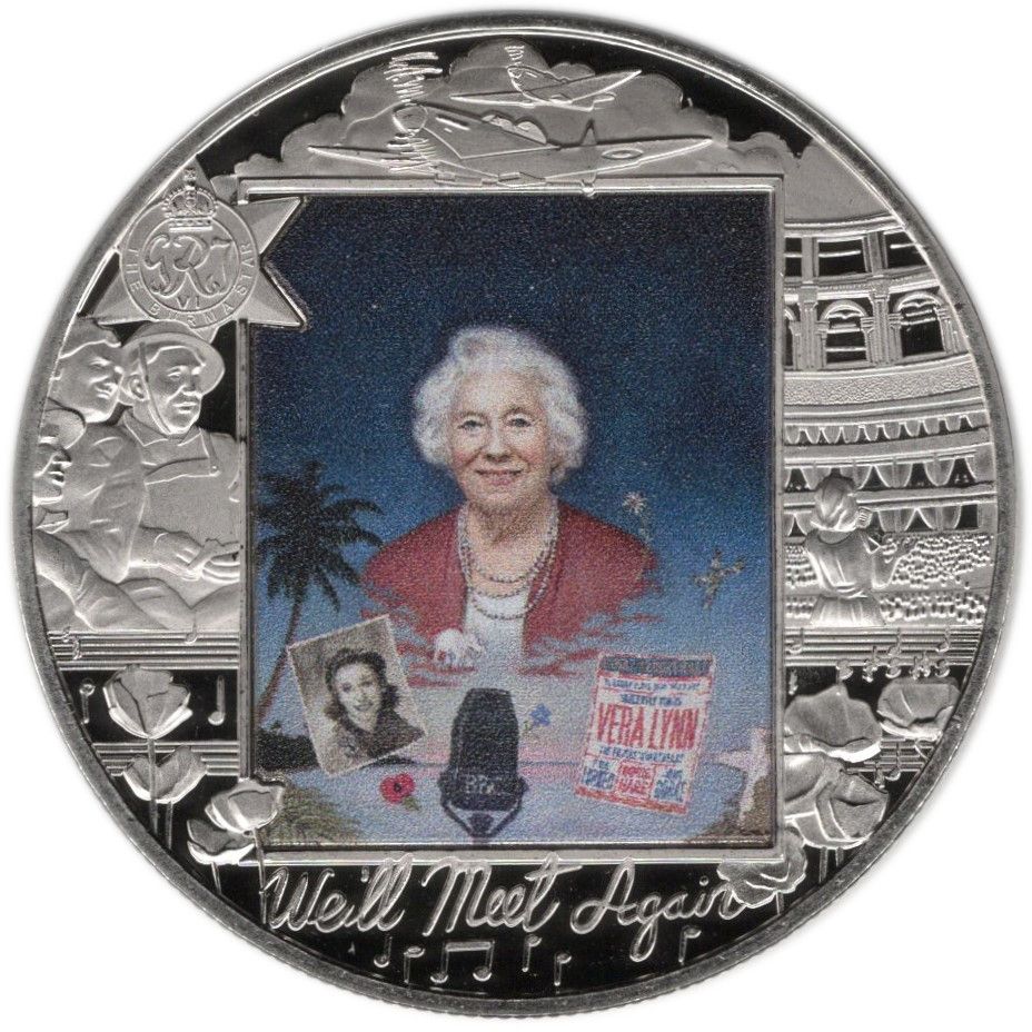Gibraltar 1 Crown - Elizabeth II Dame Vera Lynn