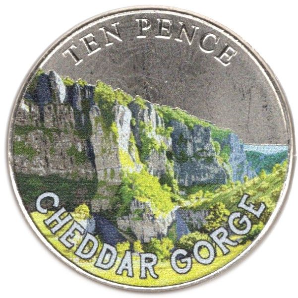 Isle of Man 10 Pence - Charles III Cheddar Gorge
