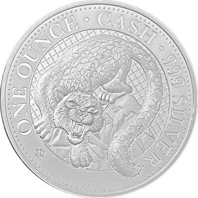 Saint Helena 1 Pound - Charles III Snow Leopard