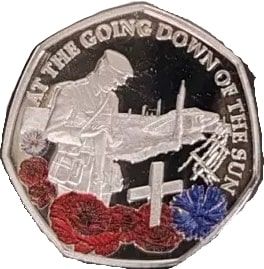 Gibraltar 50 Pence - Charles III Remembrance