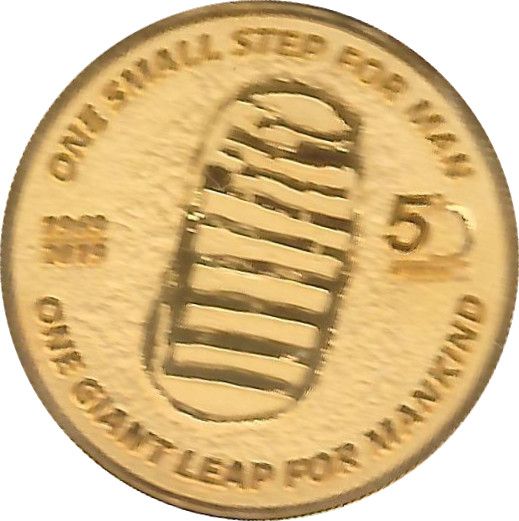 Tristan da Cunha 1 Pound - Elizabeth II One Small Step
