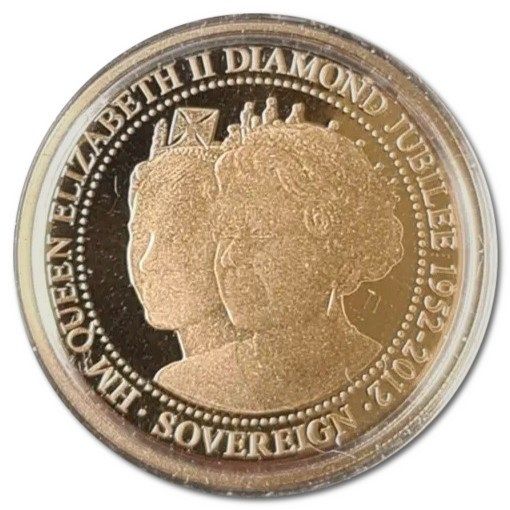 Gibraltar 1 Sovereign - Elizabeth II Diamond Jubilee