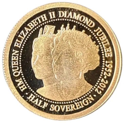 Gibraltar ½ Sovereign - Elizabeth II Diamond Jubilee