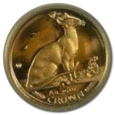 Isle of Man 1/25 Crown - Elizabeth II Siamese Cat