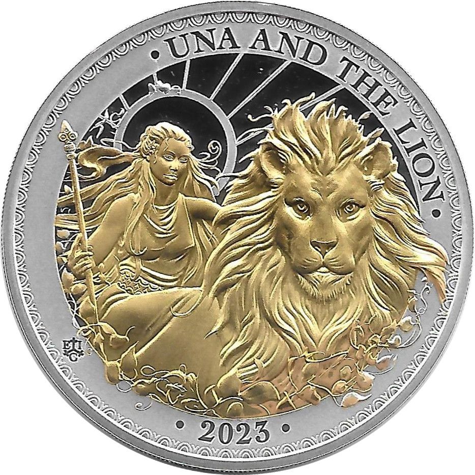 Saint Helena 1 Pound - Charles III Una and The Lion reverse