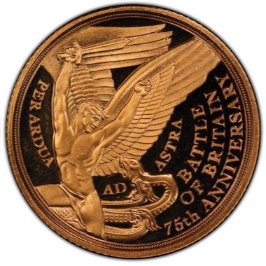 Gibraltar 1 Sovereign - Elizabeth II Battle of Britain
