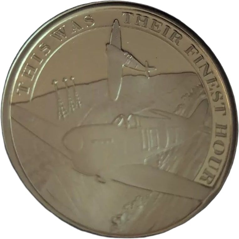 Gibraltar 2 Crowns - Elizabeth II White Cliffs of Dover