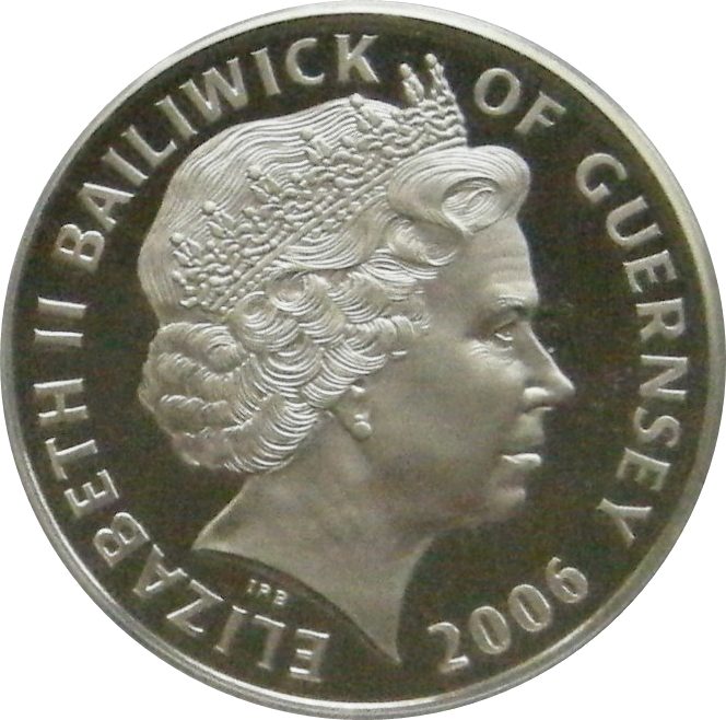 Guernsey 5 Pounds - Elizabeth II Isambard Kingdom Brunel obverse