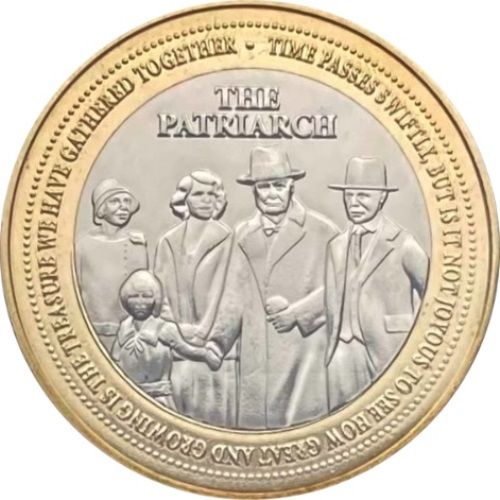 Jersey 2 Pounds - Charles III Sir Winston Churchill - The Patriarch reverse
