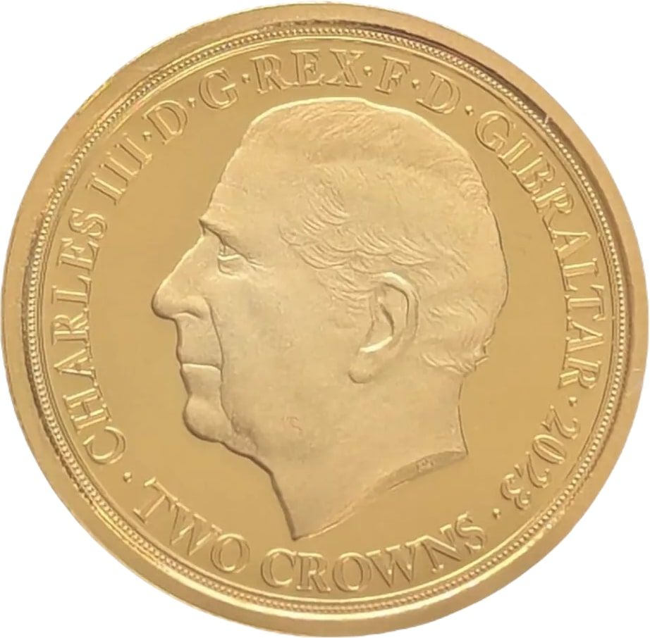 Gibraltar 2 Crowns - Charles III Long To Reign Over Us obverse