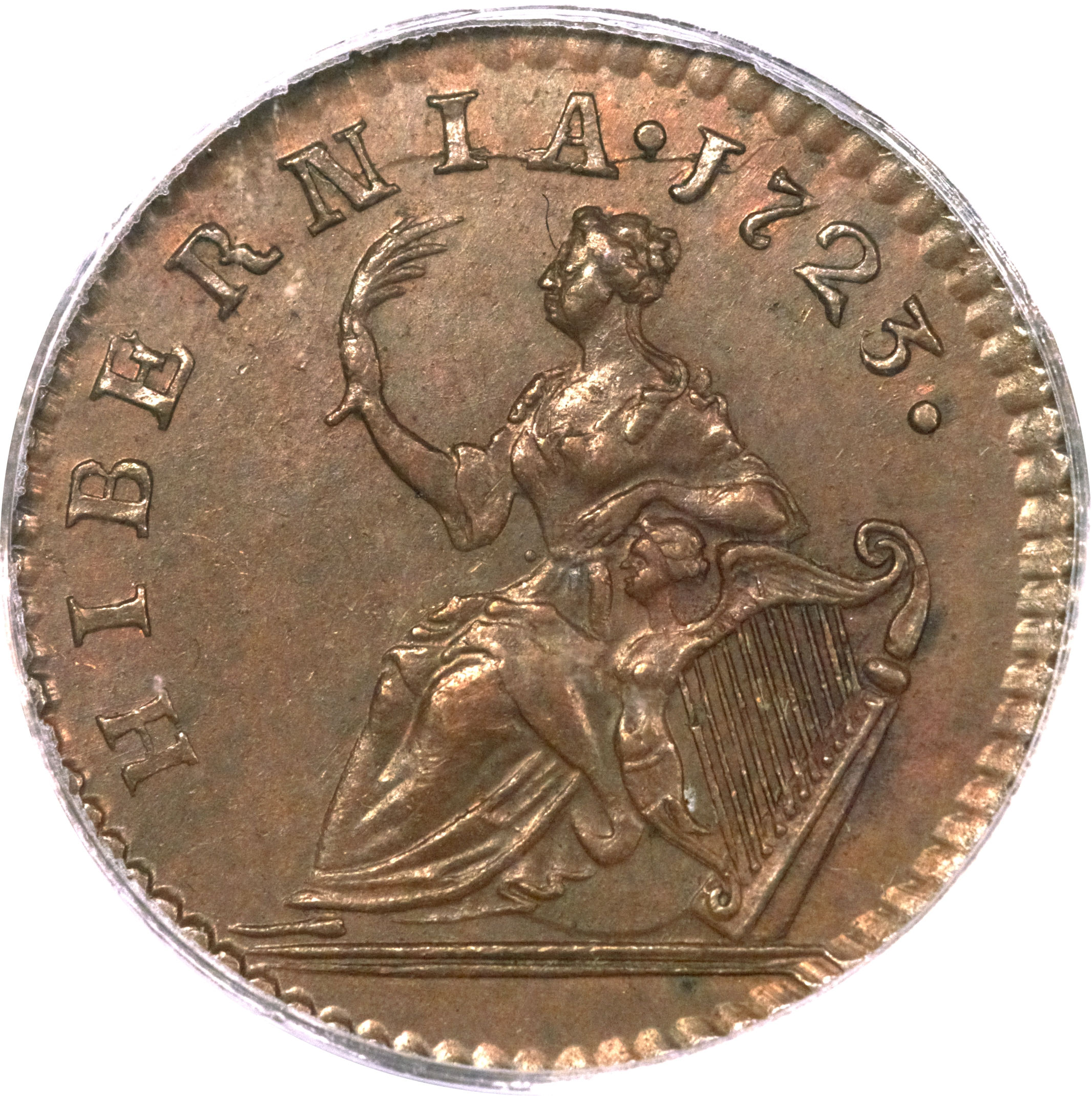 Ireland 1 Farthing - George I "DEI GRATIA"