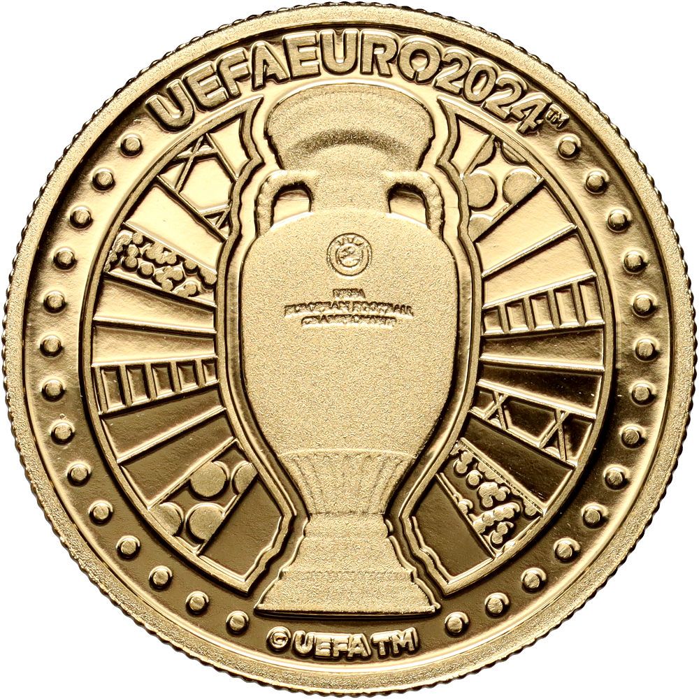 Gibraltar 5 Pounds UEFA Euro 2024 - Trophy
