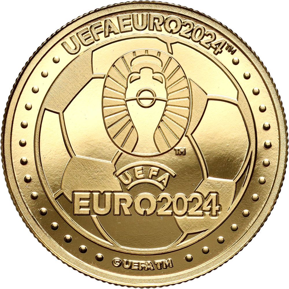 Gibraltar 5 Pounds UEFA Euro 2024 - Emblem
