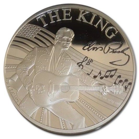 Gibraltar 10 Pounds - Elizabeth II Elvis Presley