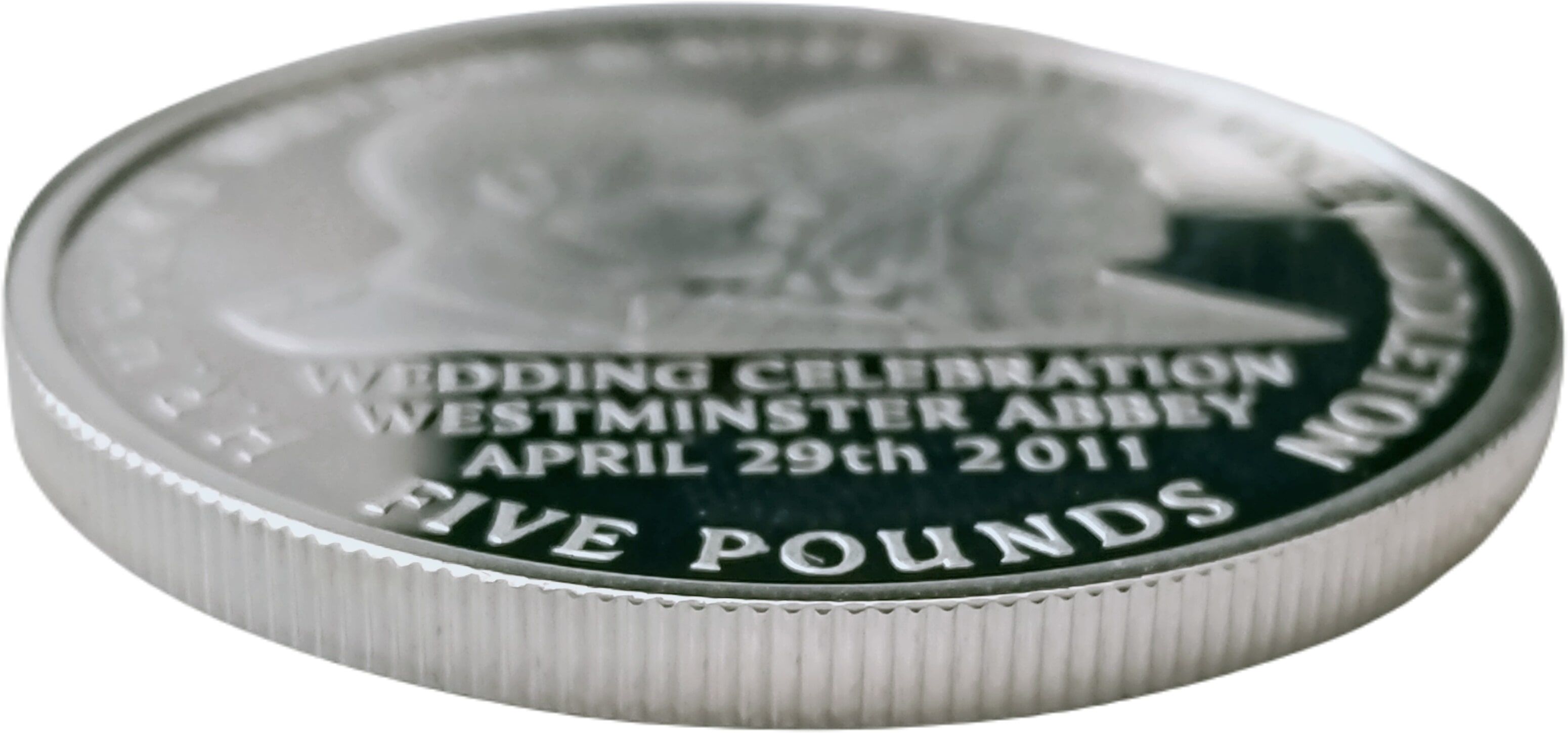 Gibraltar 5 Pounds - Elizabeth II Royal Wedding - William and Kate