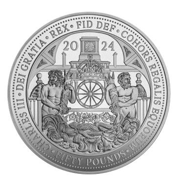 Guernsey 50 Pounds - Charles III The Royal Mews