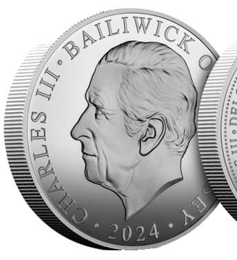 Guernsey 100 Pounds - Charles III The Royal Mews obverse