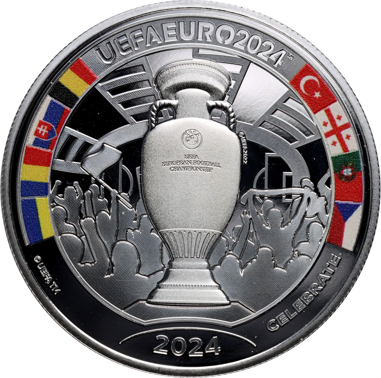 Gibraltar 5 Pounds UEFA Euro 2024 - Celebrate