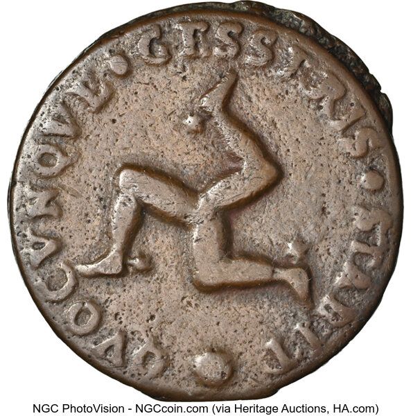 Isle of Man 1 Penny - James Stanley 1st Derby Coinage; Copper