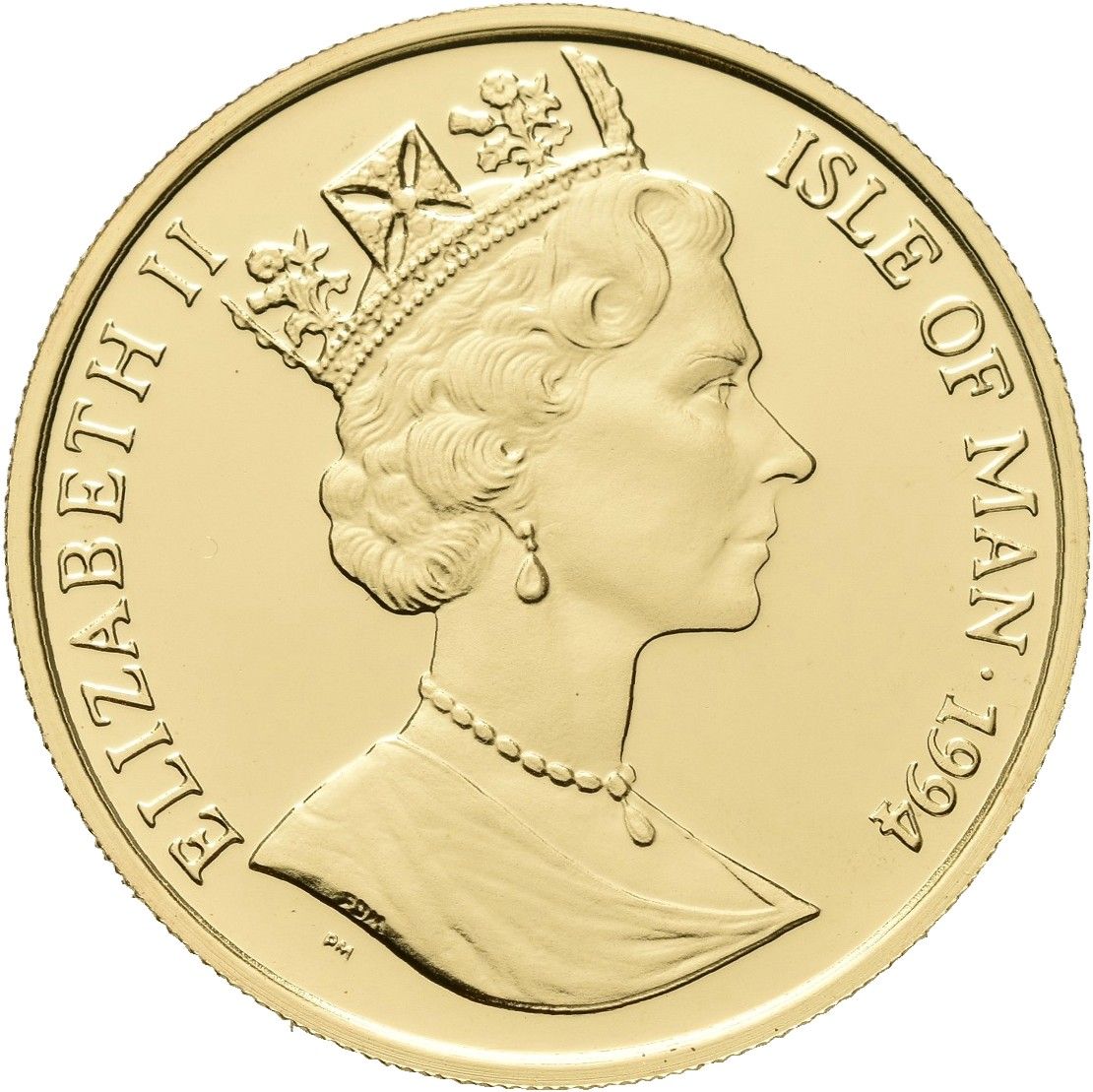 Isle of Man ½ Crown - Elizabeth II D-Day - General Montgomery, Gold Proof obverse