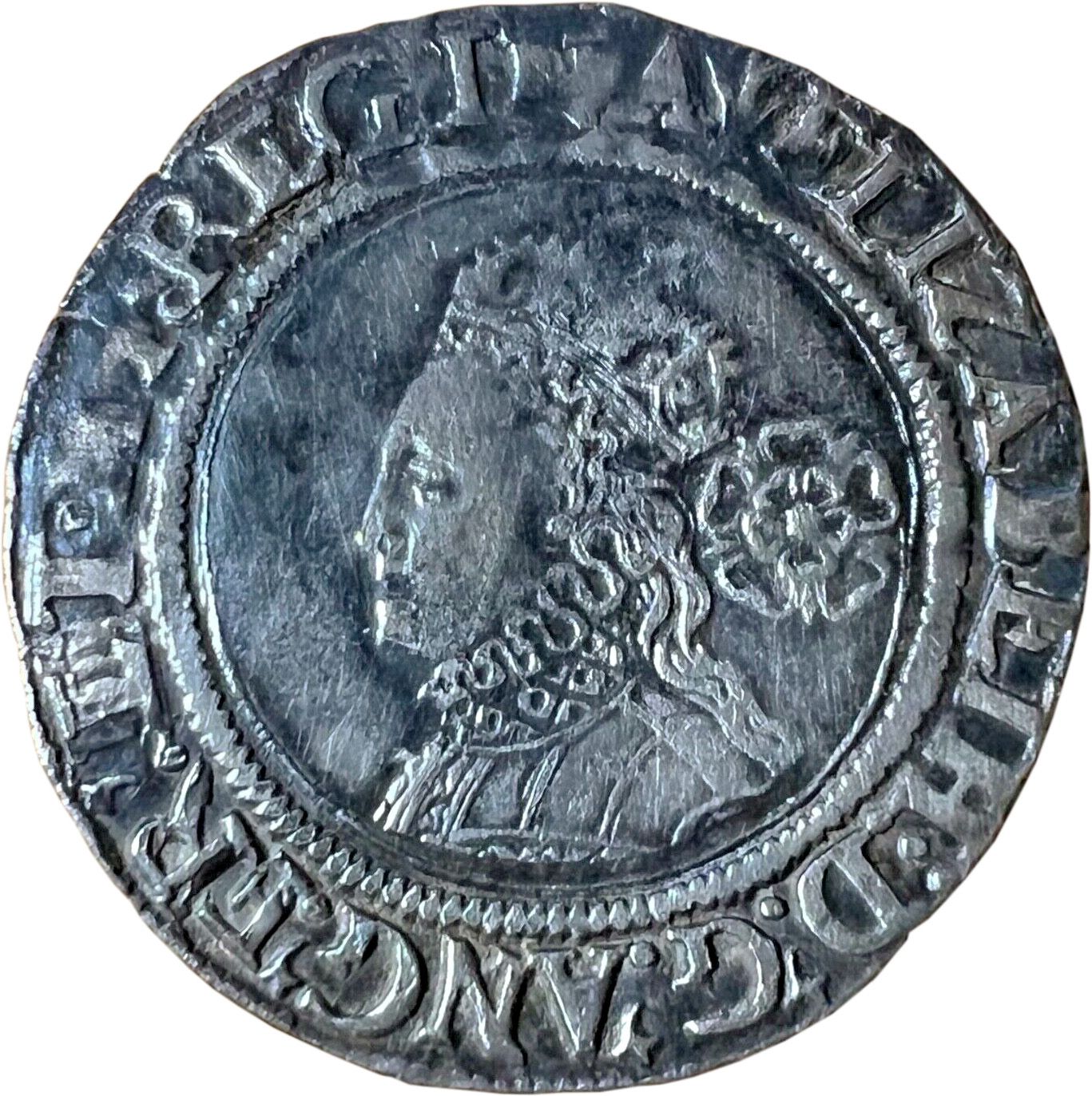 6 Pence - Elizabeth I 3rd and 4th issues; small bust 1F obverse