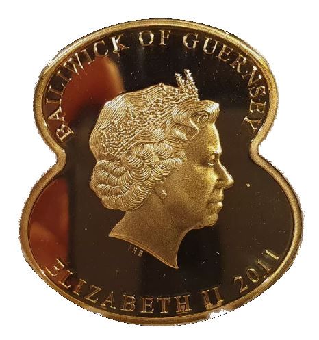 Guernsey 5 Pounds - Elizabeth II 90 Years of The Royal British Legion - Tomb of the Unknown Warrior obverse