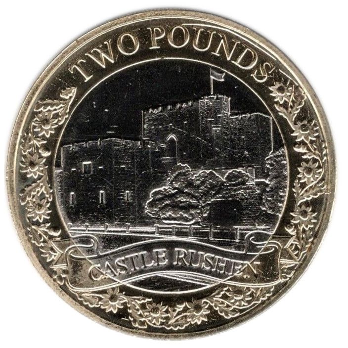 Isle of Man 2 Pounds - Charles III Castle Rushen