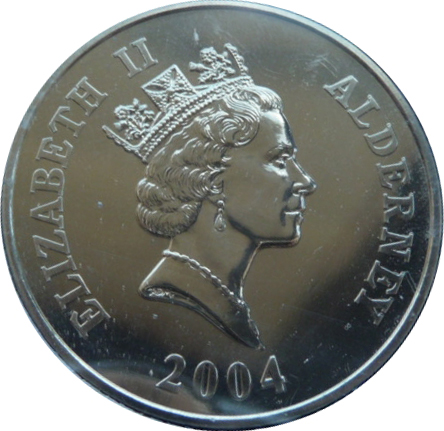 Alderney 5 Pounds - Elizabeth II Crimean War obverse