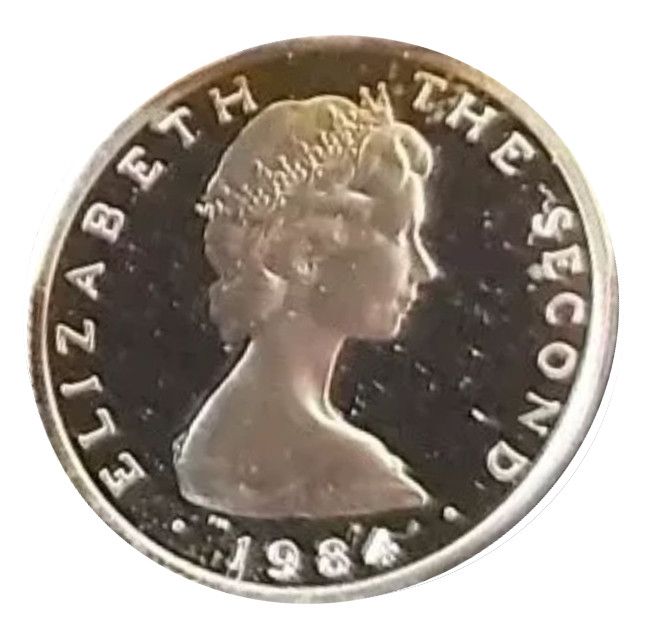 Isle of Man 1 Pound - Elizabeth II Castletown; Silver Piedfort obverse