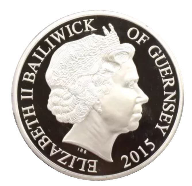 Guernsey 10 Pounds - Elizabeth II Princess Charlotte obverse