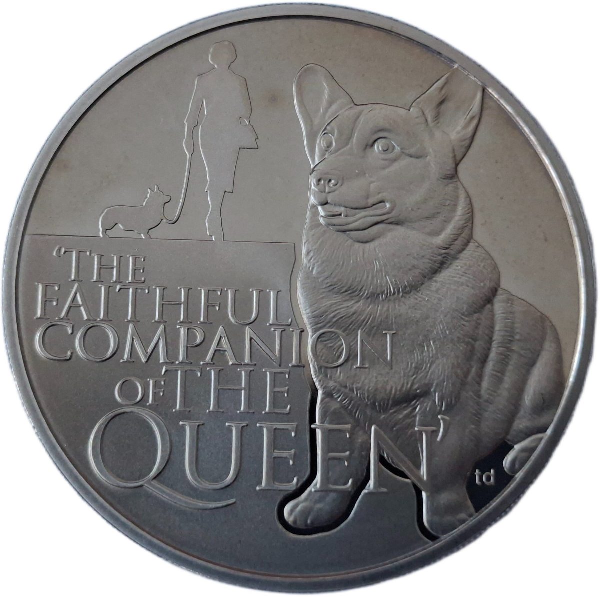 Alderney 5 Pounds - Elizabeth II Diamond Jubilee - The Faihtful Companion