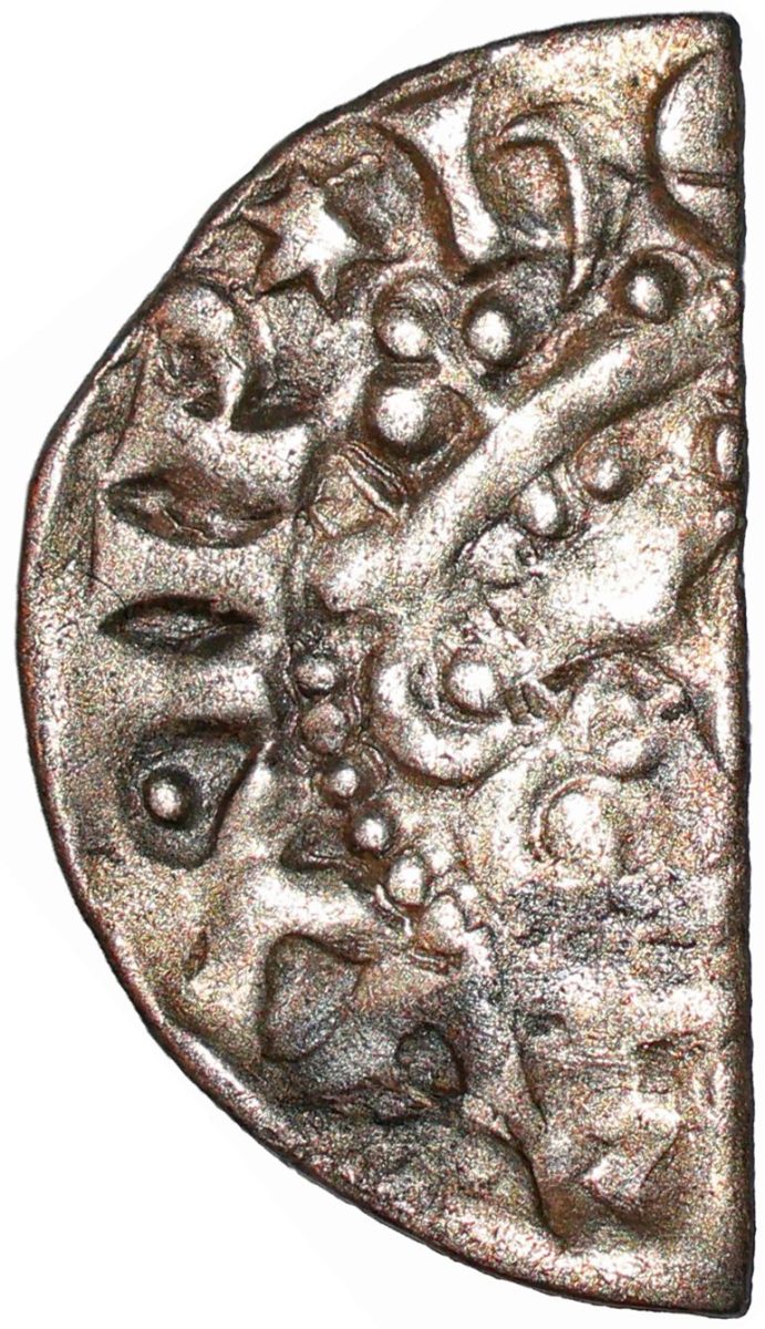 ½ Penny - Henry III Long Cross type; class 3ab obverse
