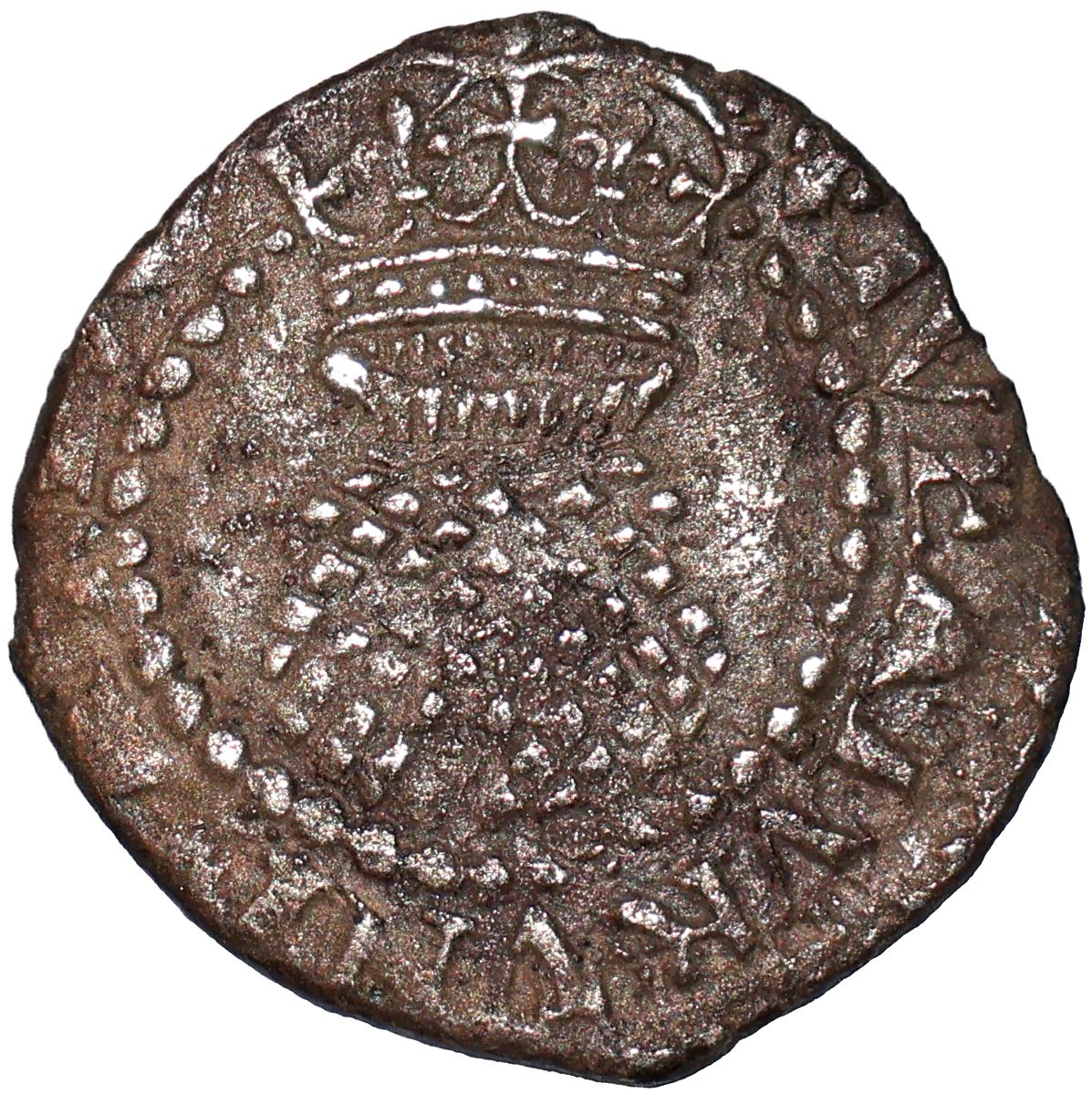 ½ Groat - James I 3rd coinage; smaller crown, no stops on reverse