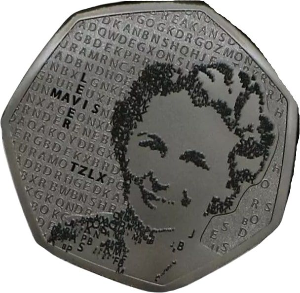 Tristan da Cunha 50 Pence - Elizabeth II Mavis Lever