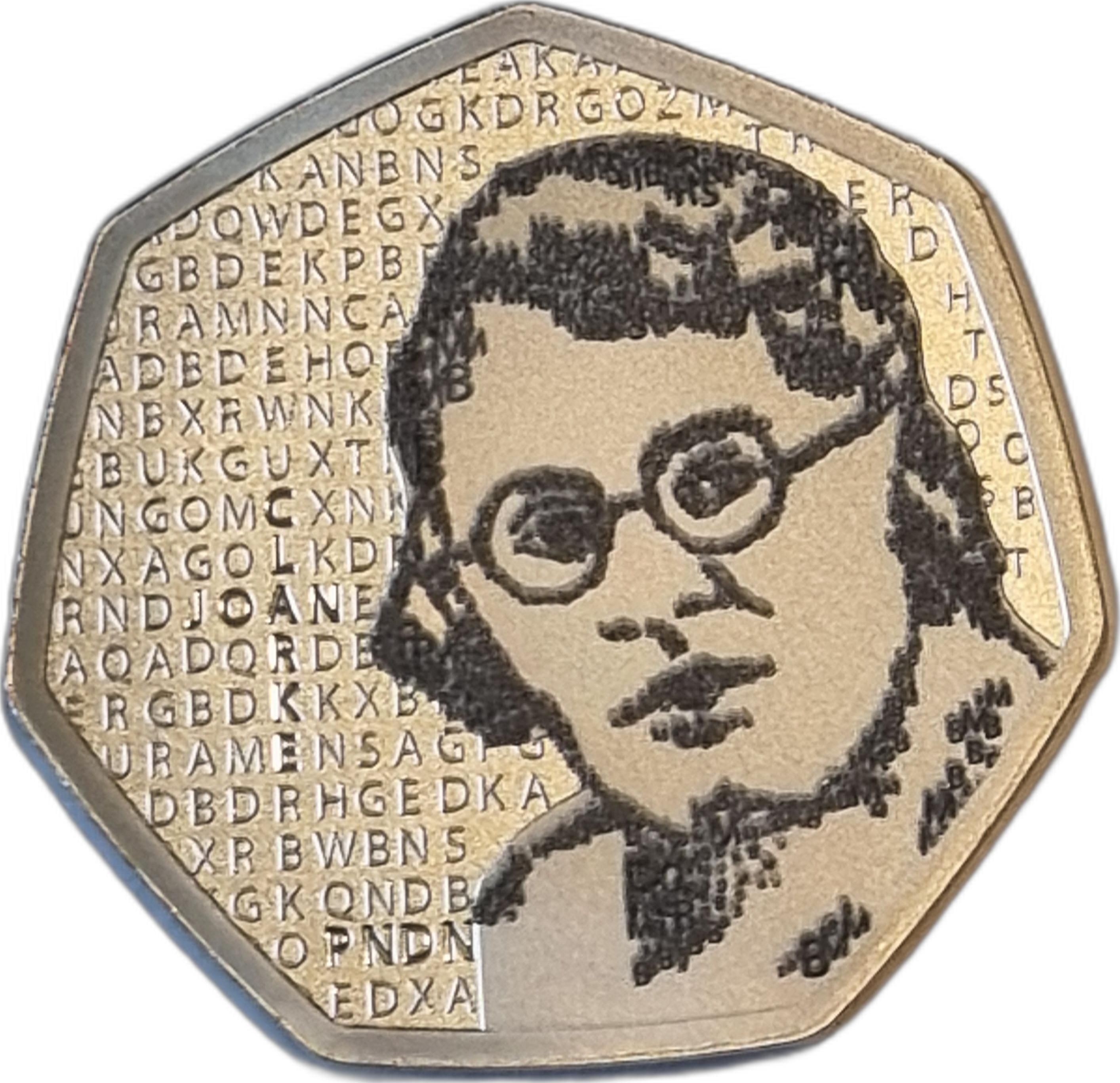 Tristan da Cunha 50 Pence - Elizabeth II Joan Clarke