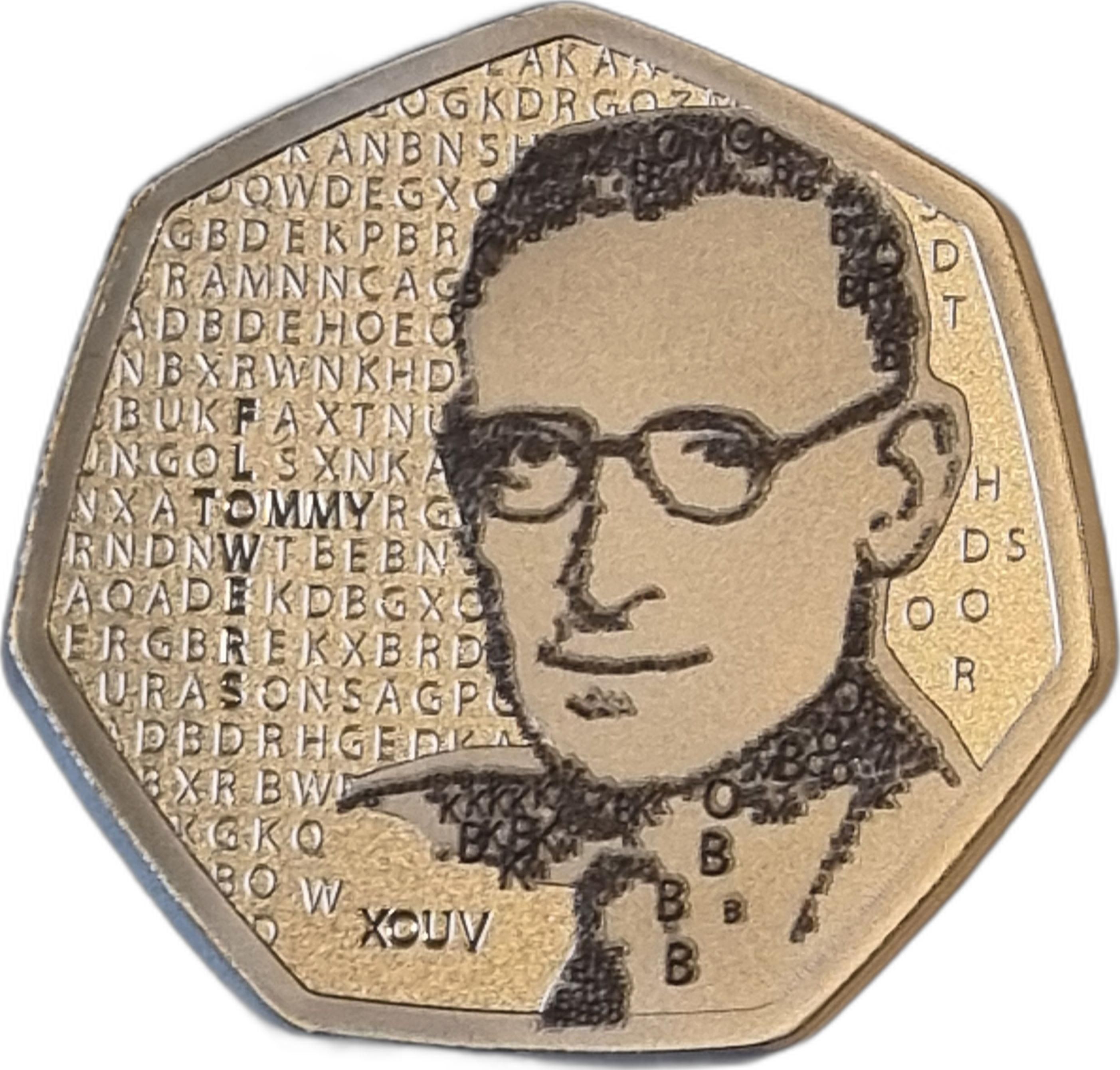 Tristan da Cunha 50 Pence - Elizabeth II Tommy Flowers