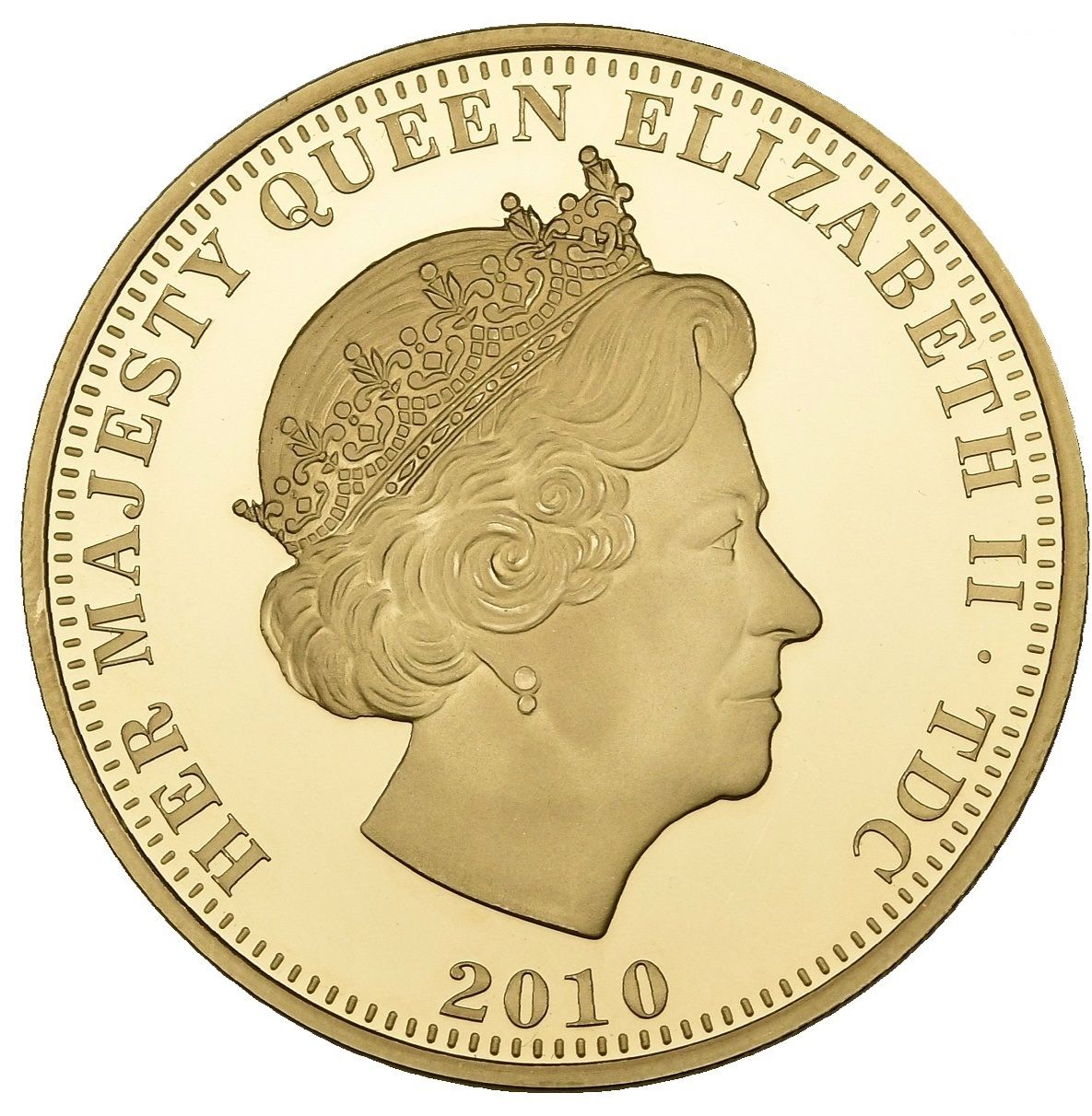 Tristan da Cunha 5 Pounds - Elizabeth II 84th Birthday obverse