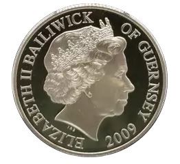 Guernsey 10 Pounds - Elizabeth II Concorde obverse