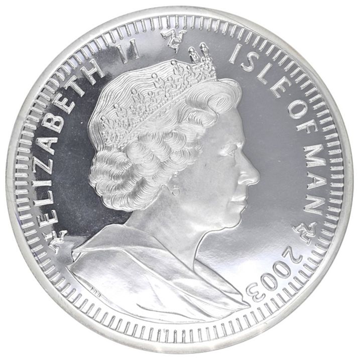 Isle of Man 130 Crowns - Elizabeth II Elizabeth I obverse