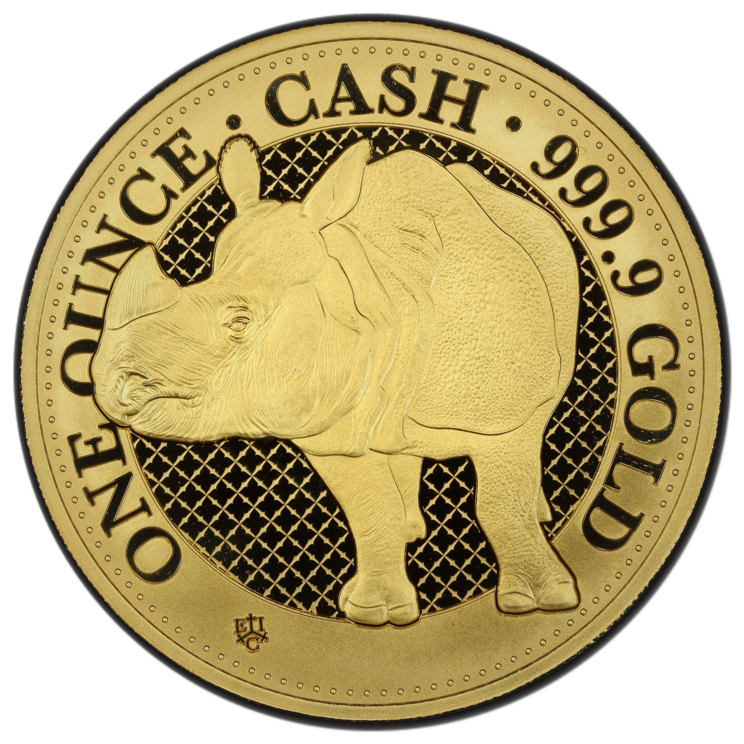 Saint Helena 100 Pounds - Elizabeth II India Wildlife - Rhino