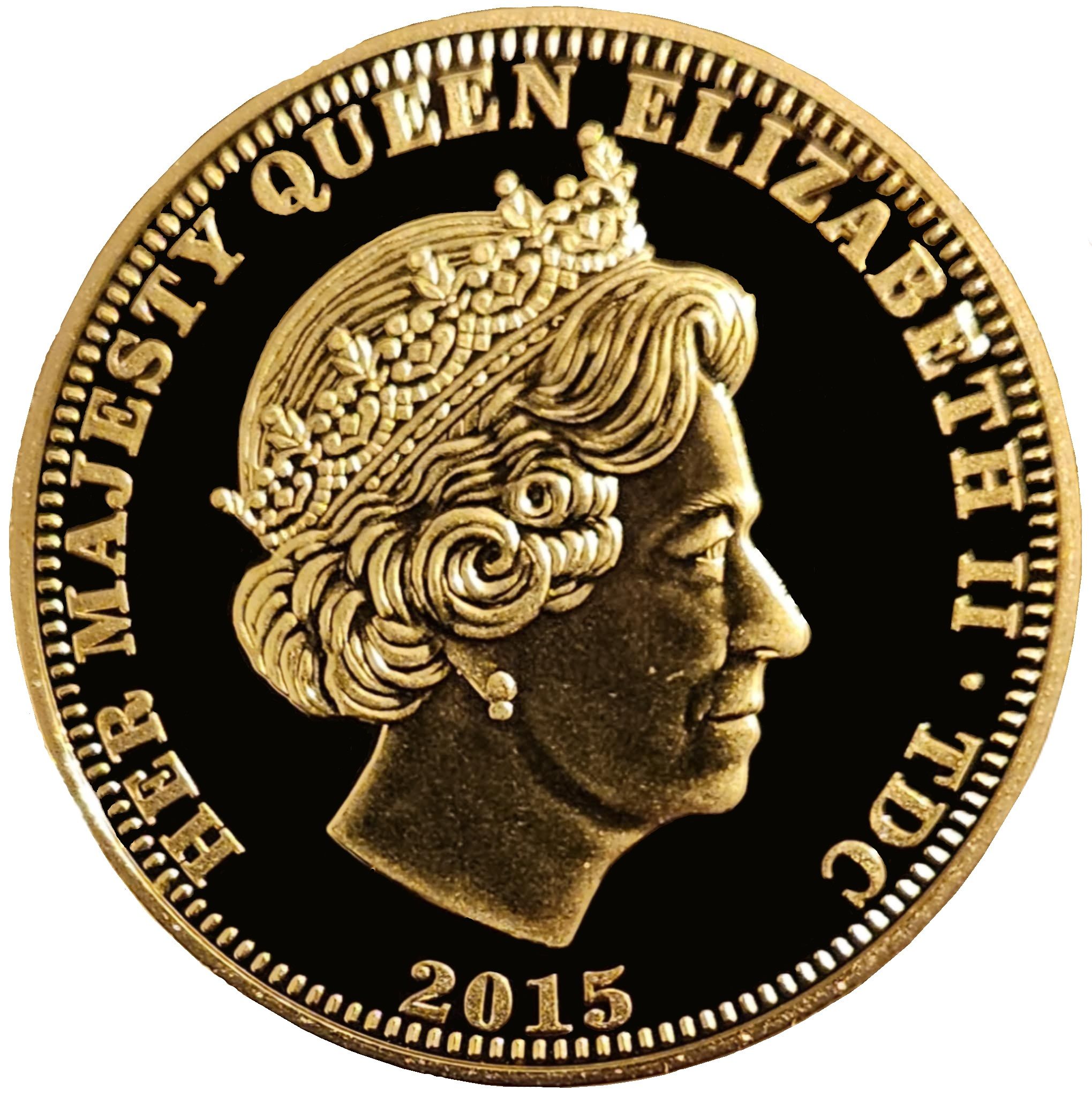 Tristan da Cunha 1 Crown - Elizabeth II Churchill's Speech to the Nation obverse