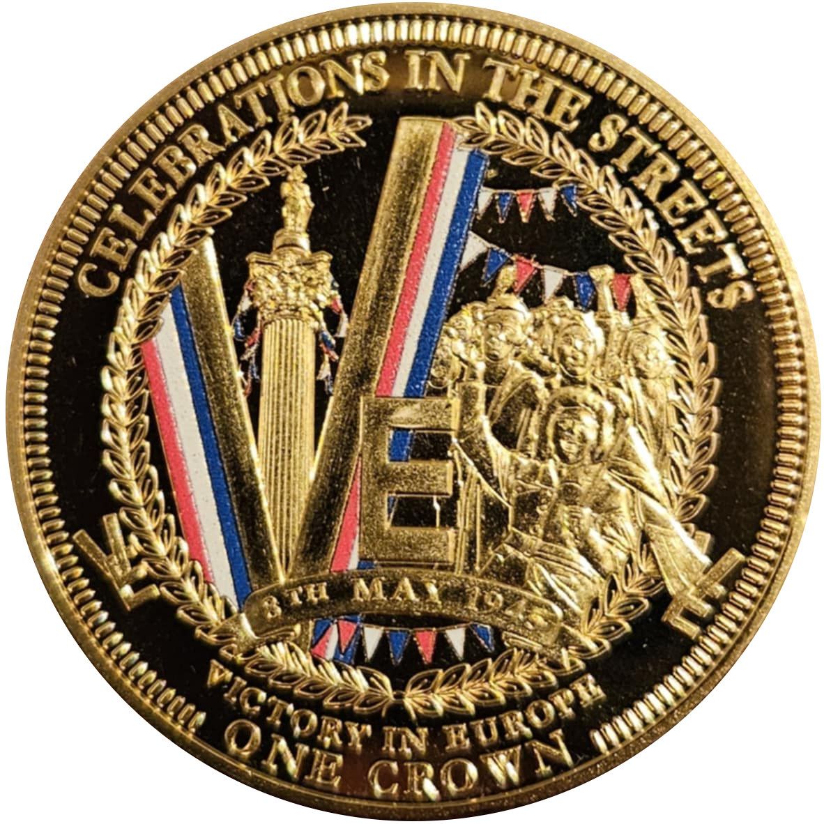 Tristan da Cunha 1 Crown - Elizabeth II Celebrations in the Streets