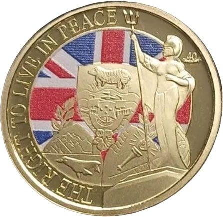 Gibraltar 2 Crowns - Elizabeth II Falkland War