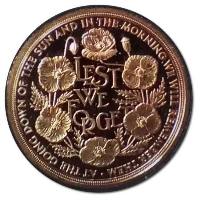 Gibraltar 1 Sovereign - Elizabeth II Remembrance 2015 reverse