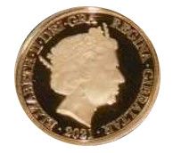 Gibraltar 1 Sovereign - Elizabeth II Remembrance 2021 obverse