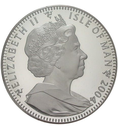 Isle of Man 13 Crowns - Elizabeth II World Cup Germany obverse