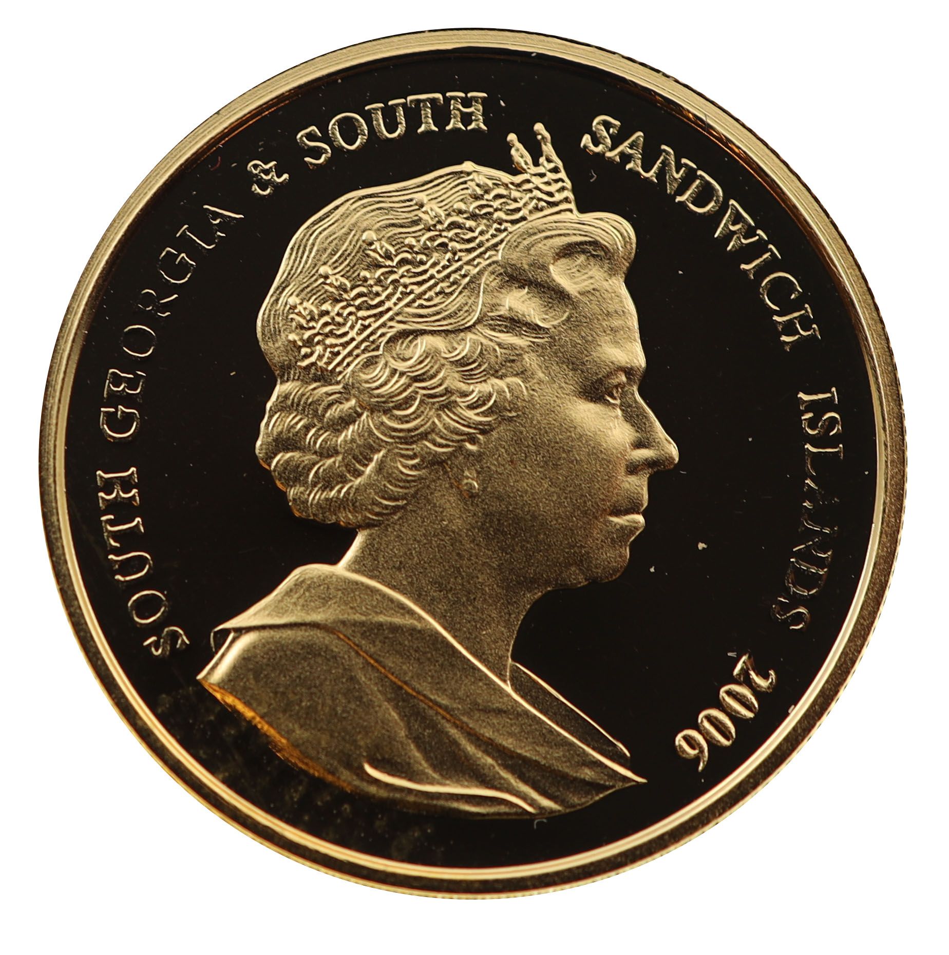 South Georgia and the South Sandwich Islands 20 Pounds - Elizabeth II Henrik Ibsen obverse