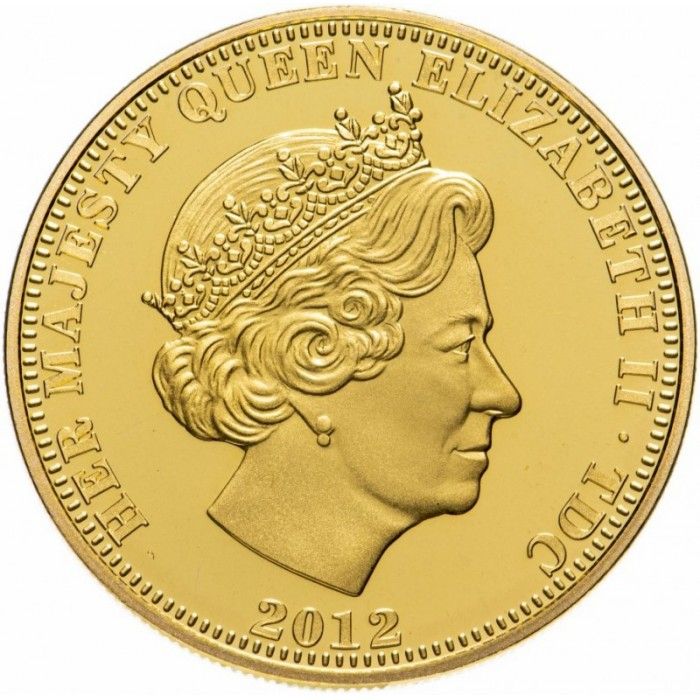 Tristan da Cunha 1 Crown - Elizabeth II Diamond Jubilee - In White Dress obverse