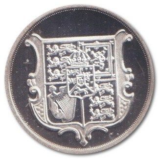 Gibraltar ¼ Sovereign - Elizabeth II Silver Shield